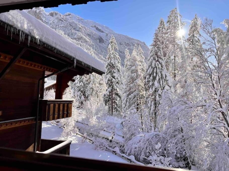 Peacefull Mountains View Apartment คันเดอร์ชเตค ภายนอก รูปภาพ